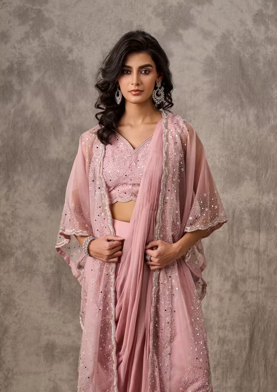 Draped Saree