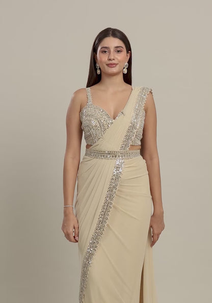 Draped Saree