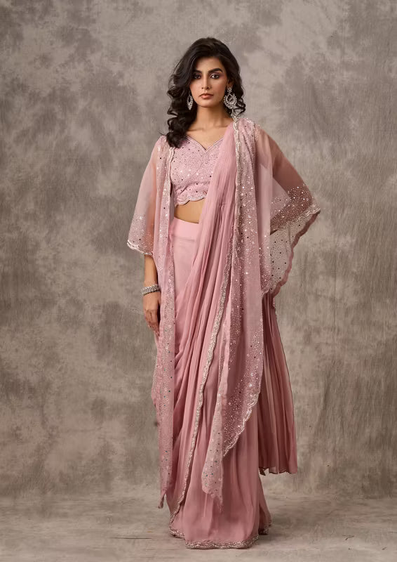 Draped Saree