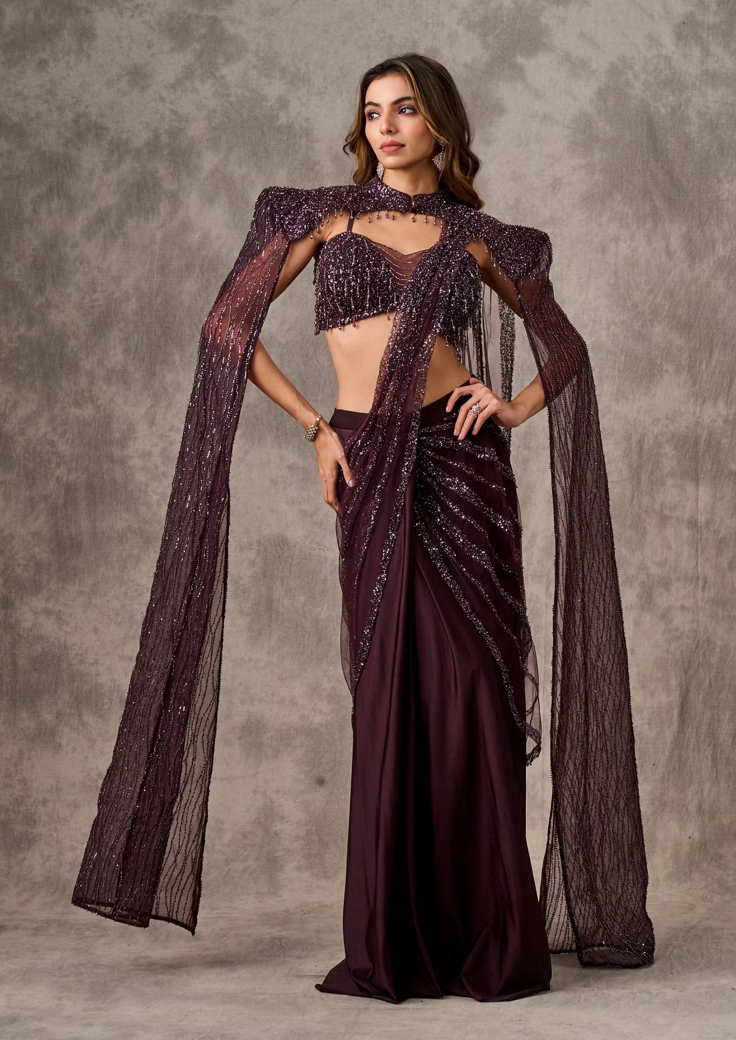 Draped Saree