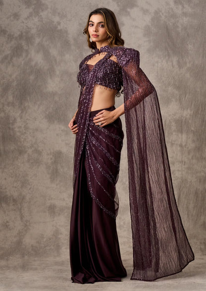 Draped Saree
