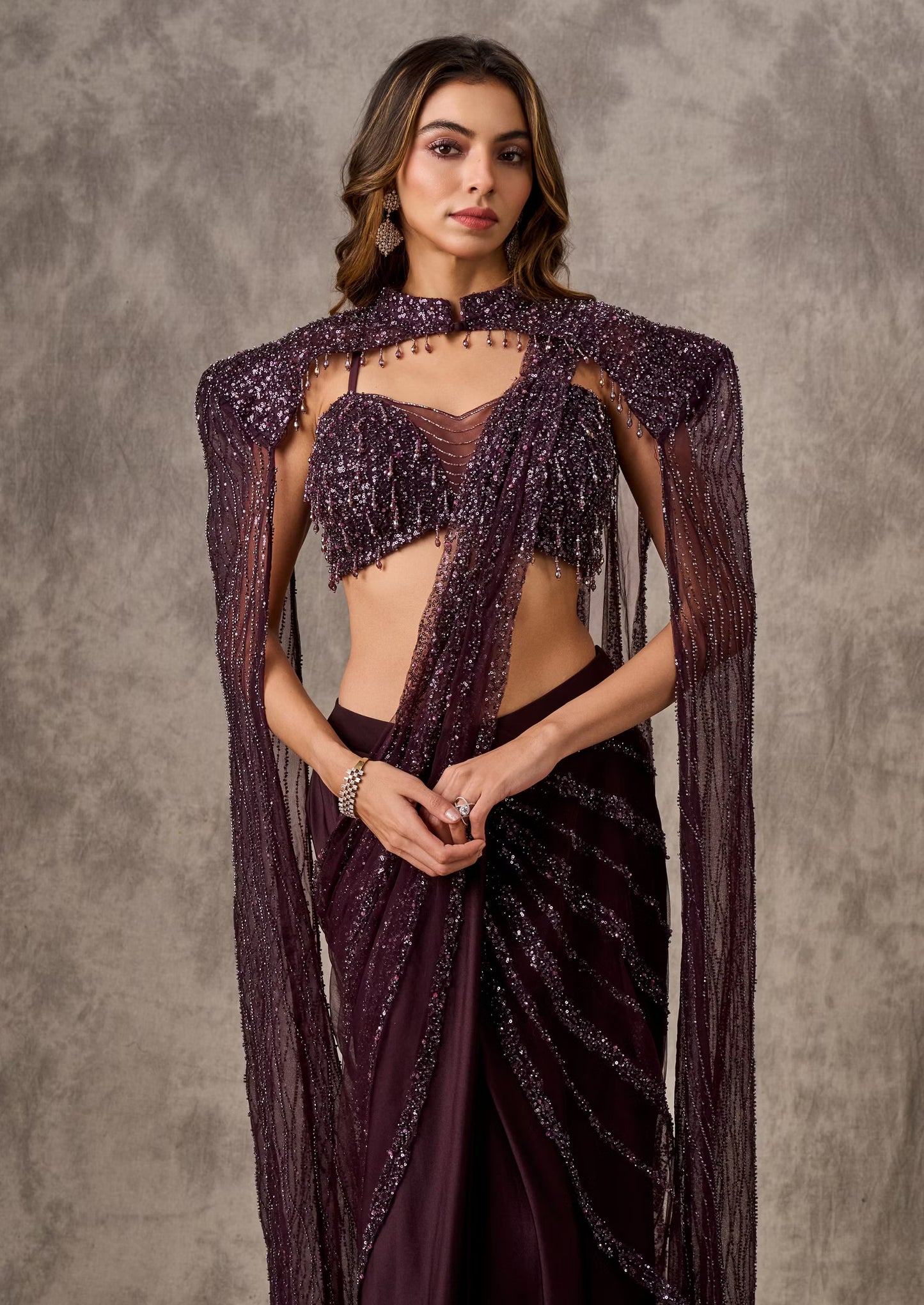 Draped Saree