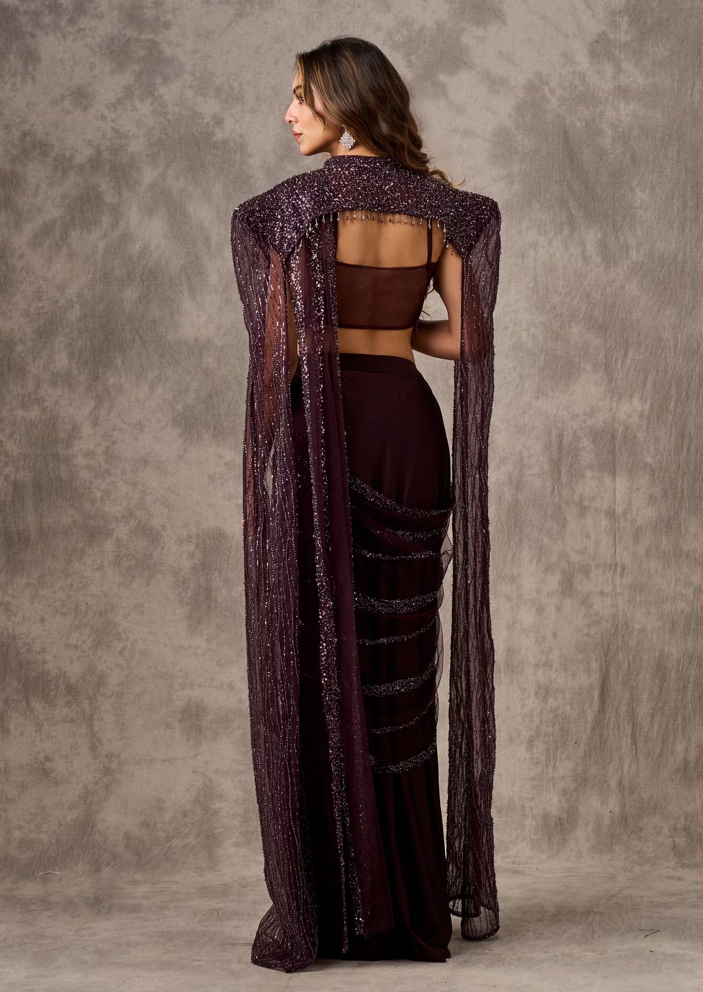 Draped Saree